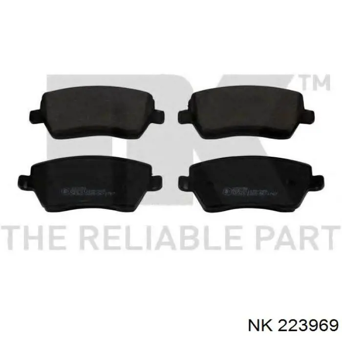 Колодки NK 223969 цена, от 21.89 USD