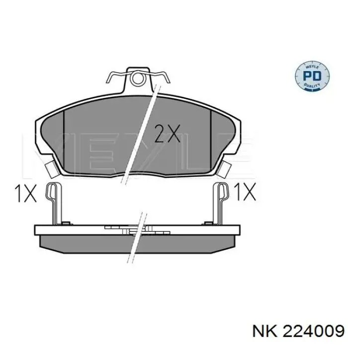 Колодки NK 224009 цена, от 20.76 USD
