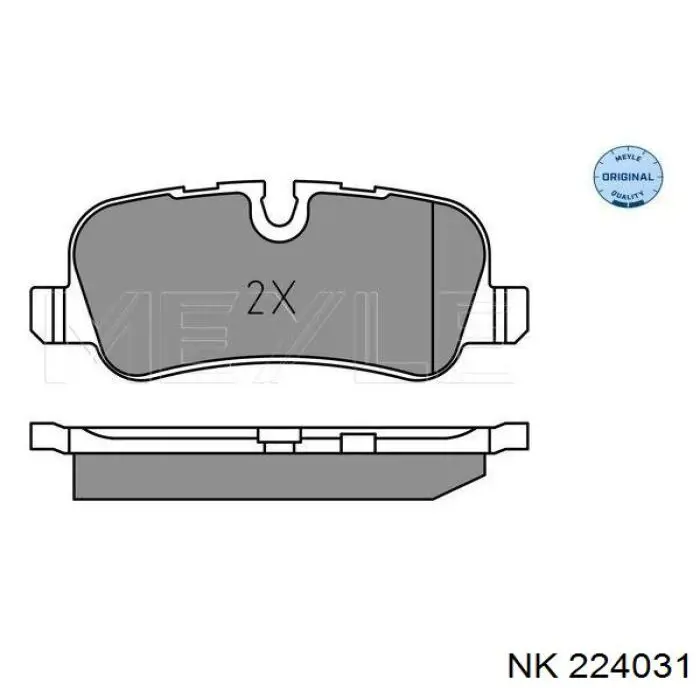 Колодки дисковые  NK 224031 цена, от 20.18 USD