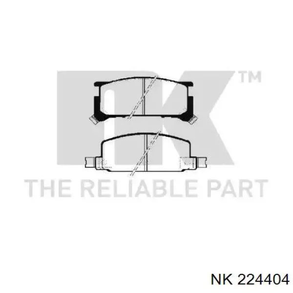 Передние тормозные колодки 224404 NK