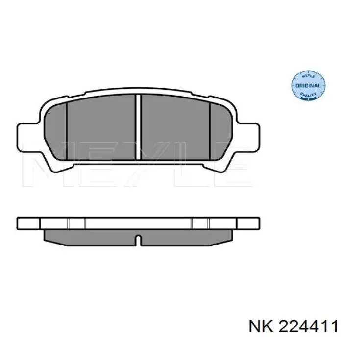 Колодки дисковые  NK 224411 цена, от 18.75 USD