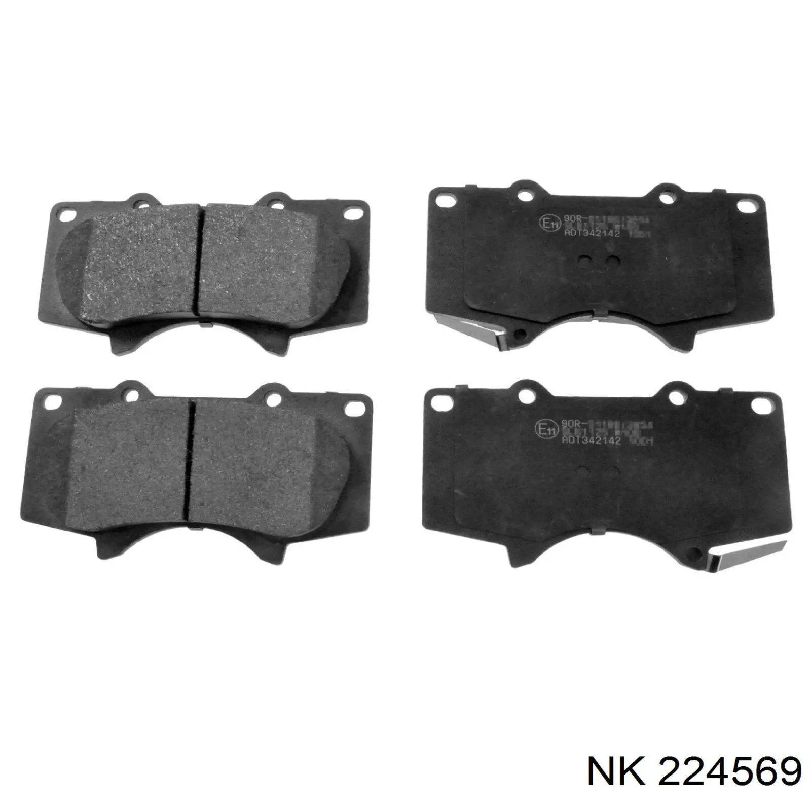 Колодки NK 224569 цена, от 35.24 USD