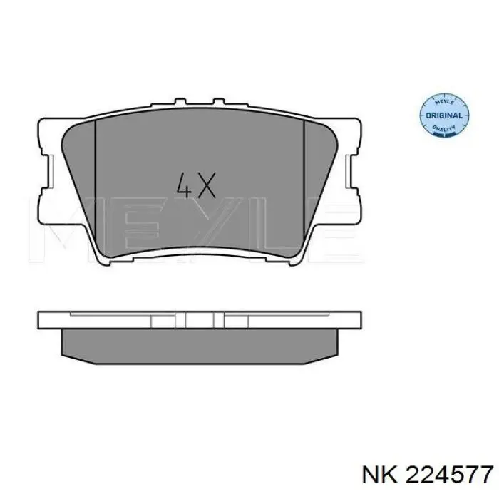Колодки дисковые  NK 224577 цена, от 25.42 USD