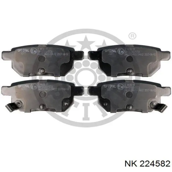 Колодки дисковые  NK 224582 цена, от 23.58 USD
