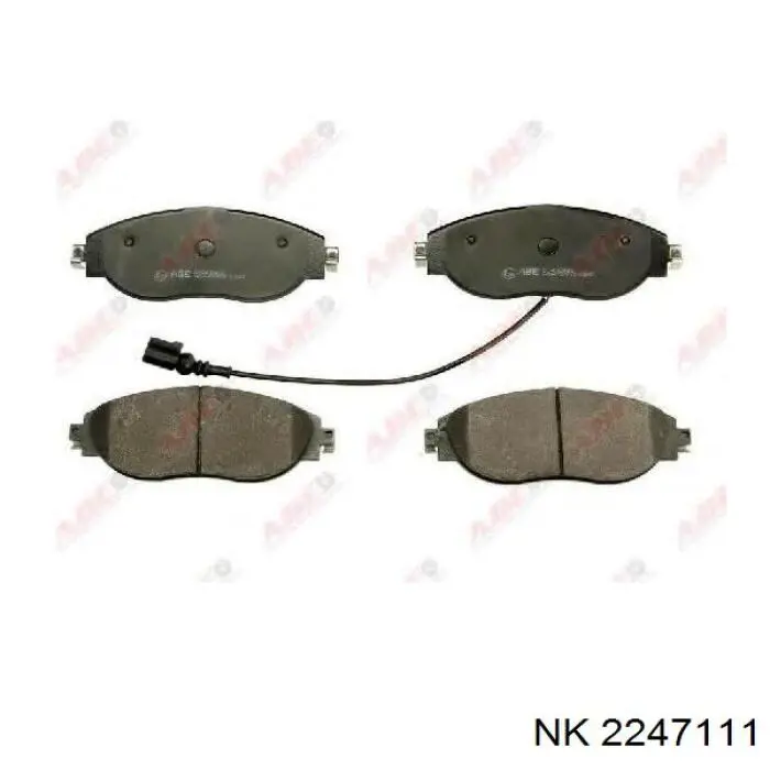 Колодки NK 2247111 цена, от 2243.20 UAH