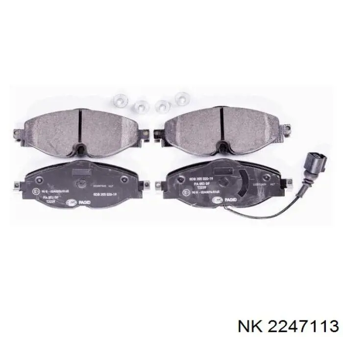 Передние тормозные колодки 2247113 NK
