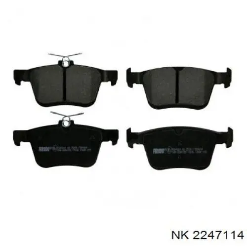 Купить 2247114 NK Колодки тормозные задние, дисковые