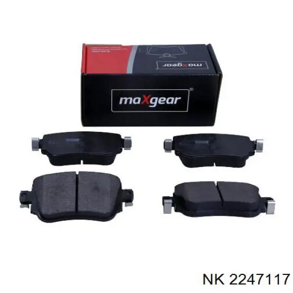 Купить 2247117 NK Колодки тормозные задние, дисковые