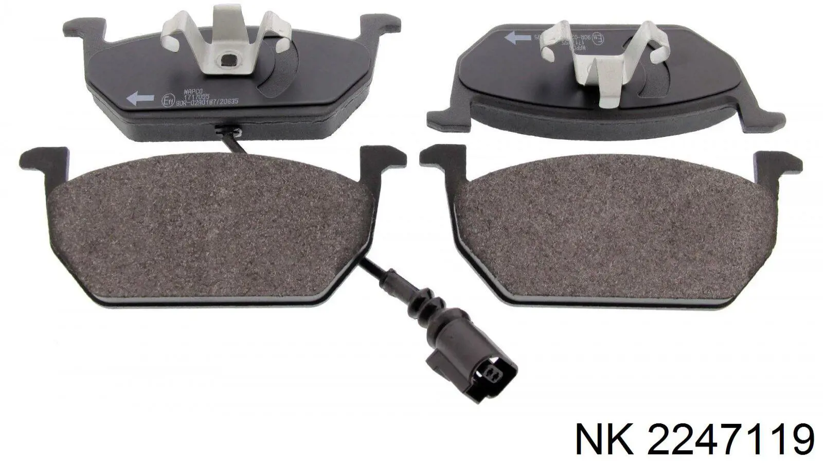 Тормозные колодки NK 2247119
