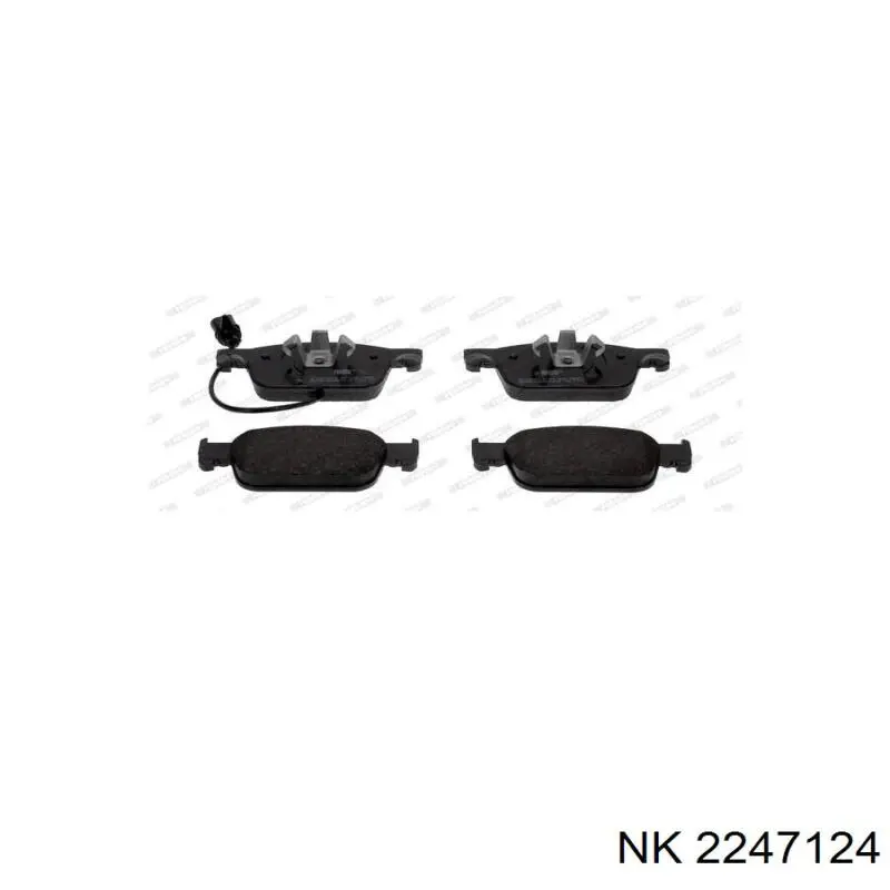 Передние тормозные колодки 2247124 NK