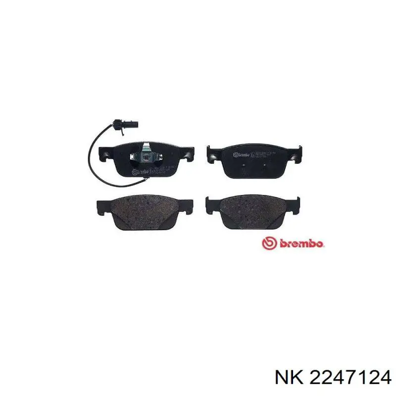 2247124 NK Колодки передние