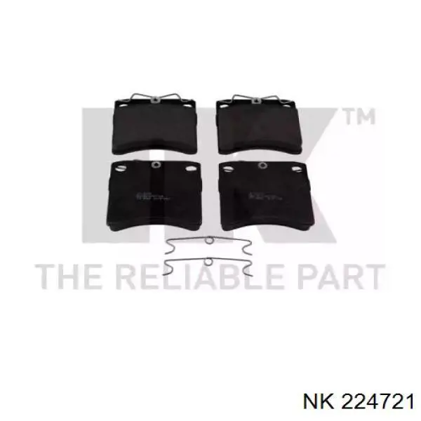 224721 NK Колодки передние