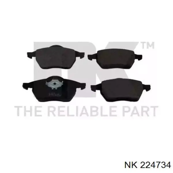 Передние тормозные колодки 224734 NK