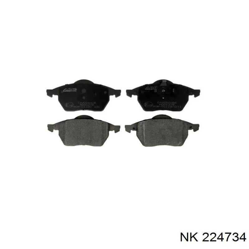 Колодки NK 224734 цена, от 24.02 USD