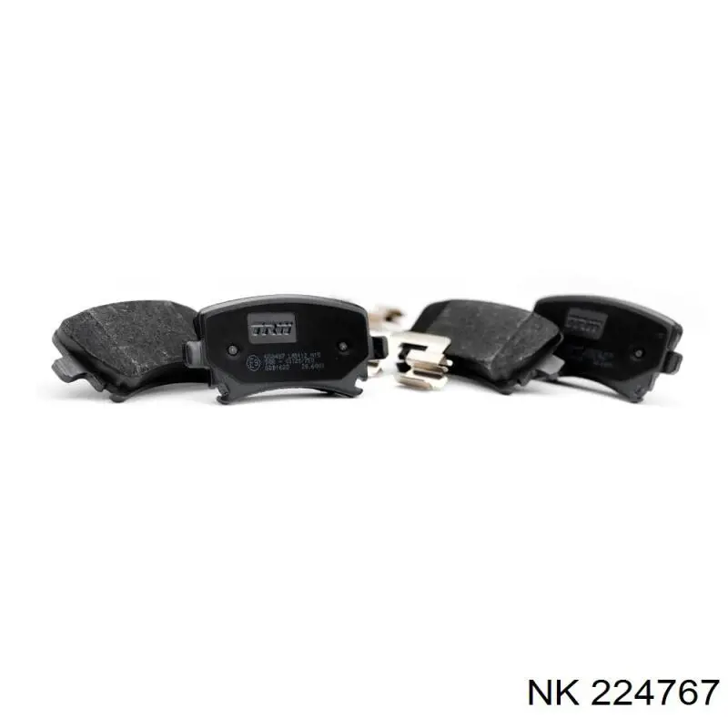 224767 NK Колодки тормозные дисковые комплект