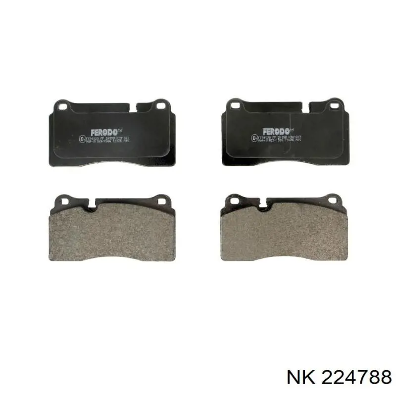 Передние тормозные колодки 224788 NK