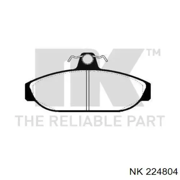 Передние тормозные колодки 224804 NK