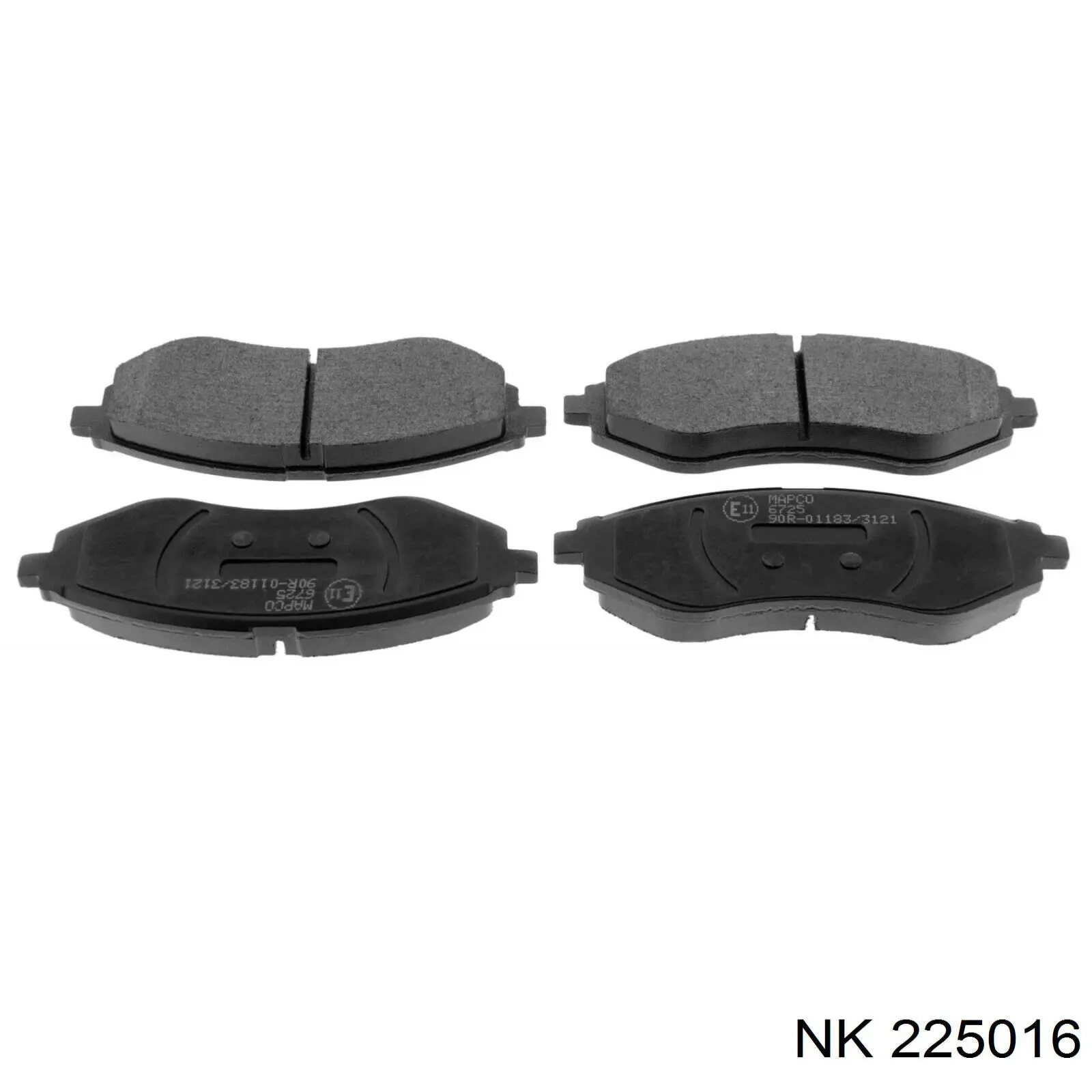 Передние тормозные колодки 225016 NK