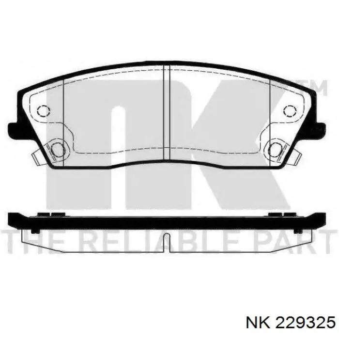 Купить 229325 NK Колодки тормозные