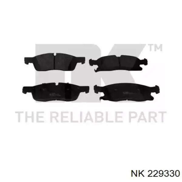 229330 NK колодки тормозные передние дисковые