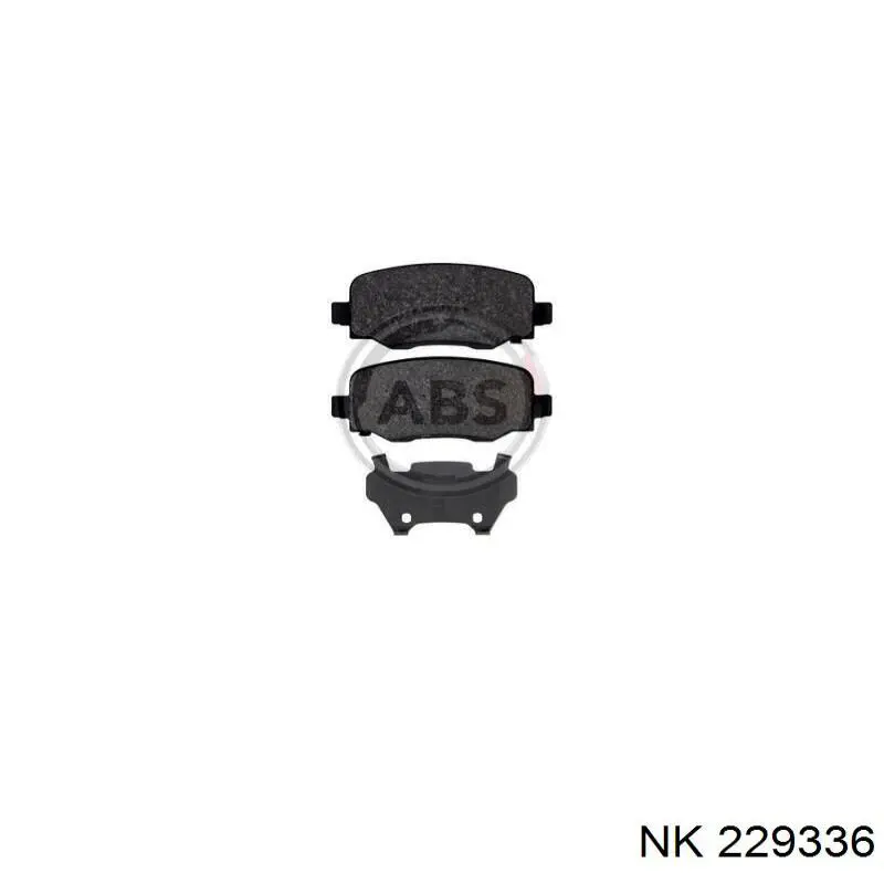 Задние тормозные колодки 229336 NK