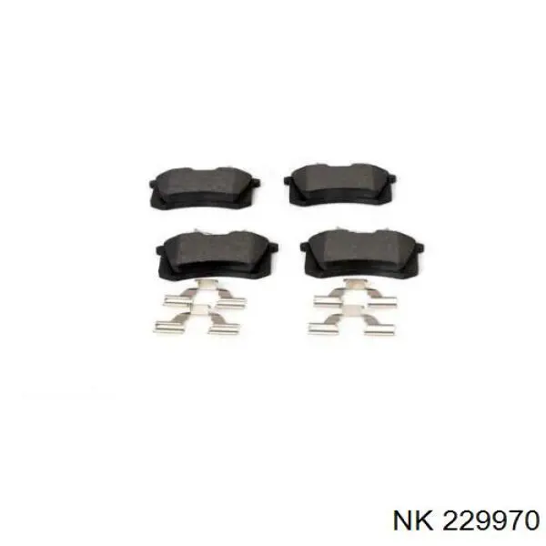 Купить 229970 NK Колодки тормозные задние, дисковые
