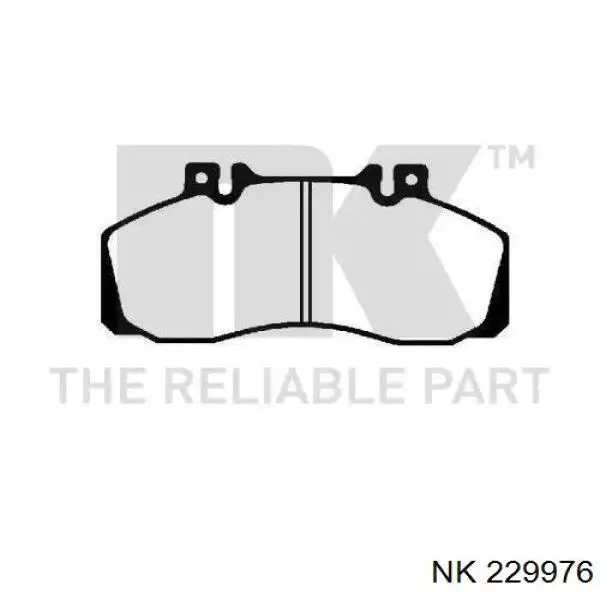 229976 NK колодки тормозные задние дисковые