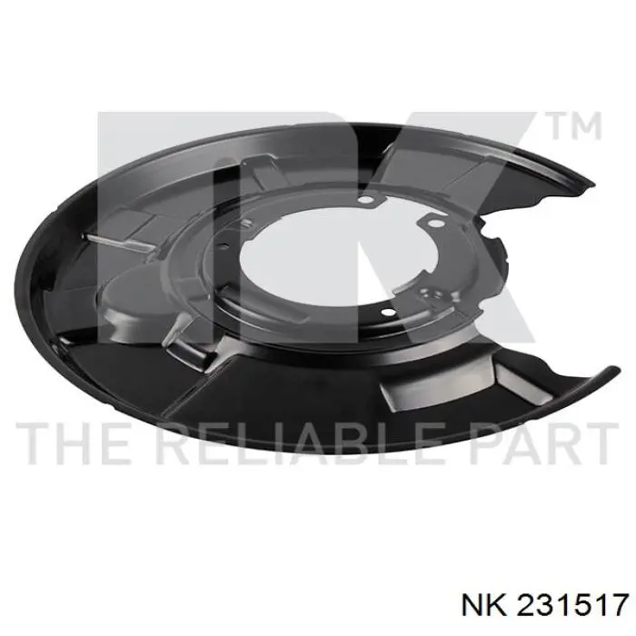 Защита тормозного диска переднего правого NK 231517