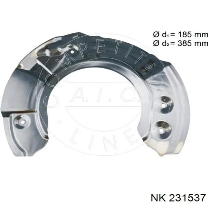 11289 ABS Пыльник тормозного диска переднего левого