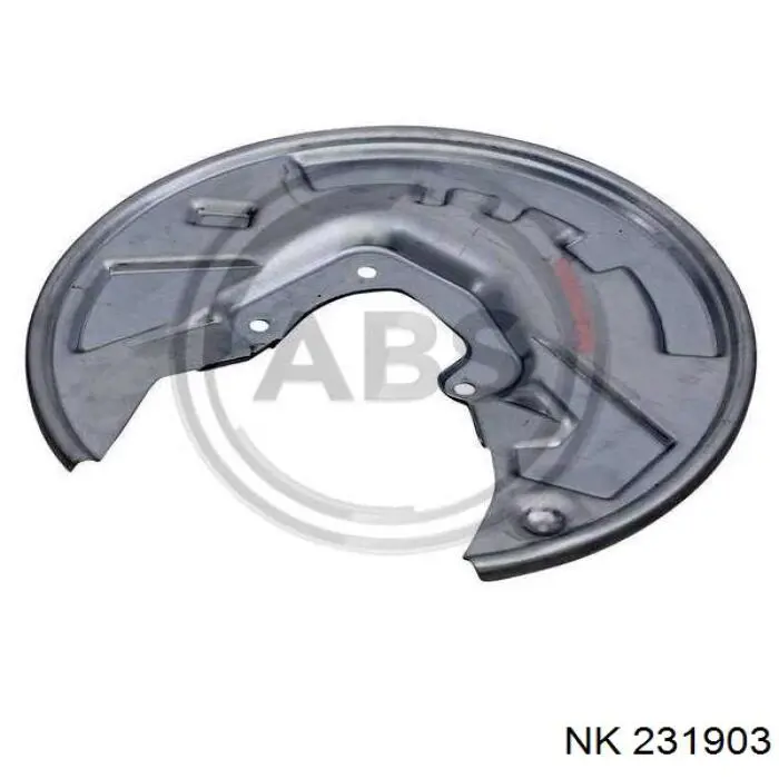 Кожух тормозного диска заднего правый ABS 11340