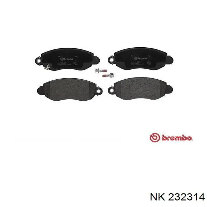 232314 NK Пыльник тормозного диска заднего левый