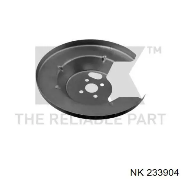 Proteção esquerda do freio de disco traseiro para Renault Megane (KA0)