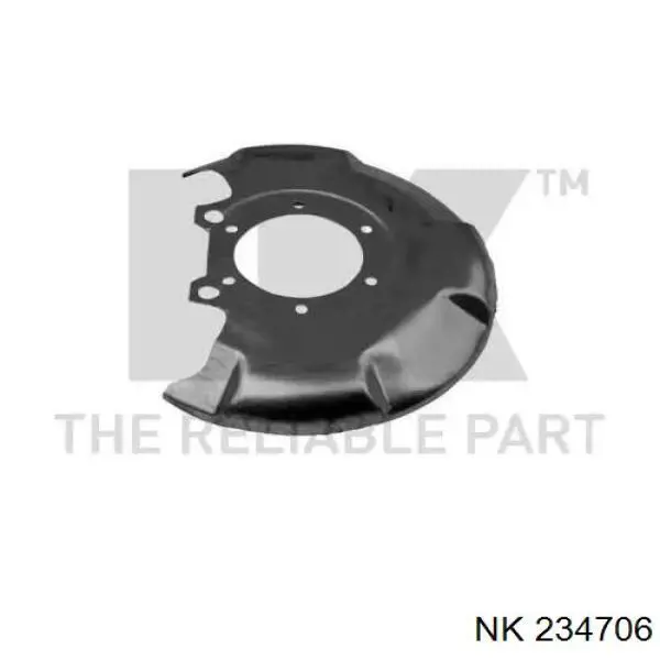 Защита тормозного диска переднего левого 234706 NK