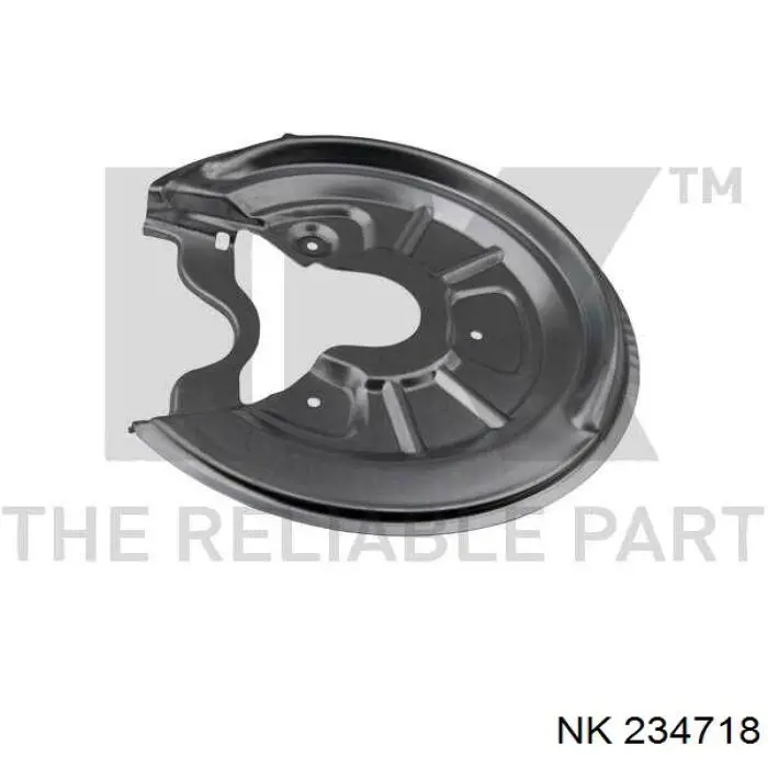234718 NK proteção esquerda do freio de disco traseiro