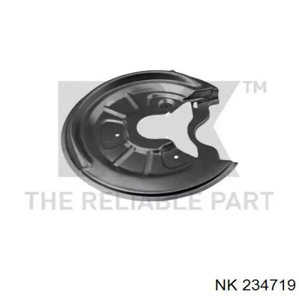 234719 NK proteção direita do freio de disco traseiro