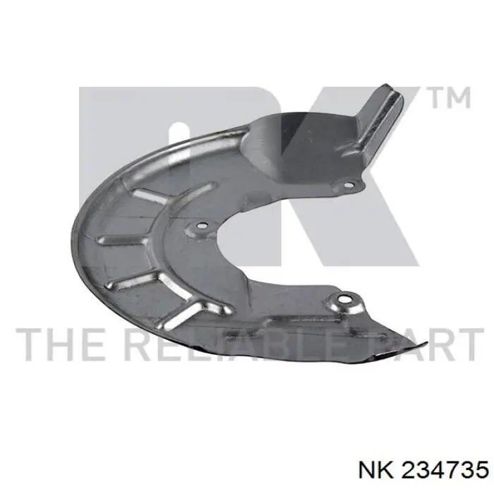 234735 NK proteção do freio de disco dianteiro esquerdo