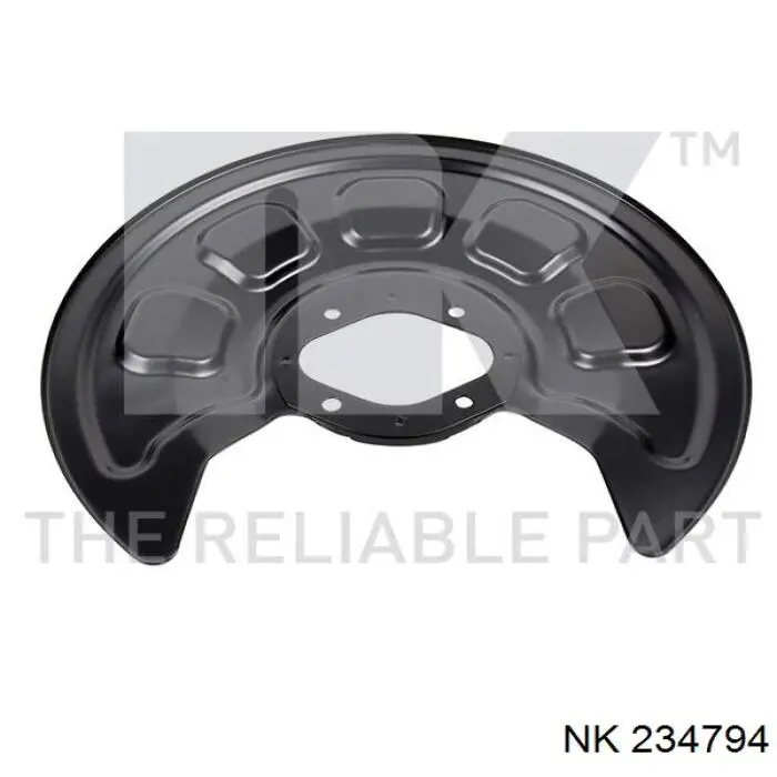 Proteção do freio de disco traseiro para Volkswagen Caddy (2KB)