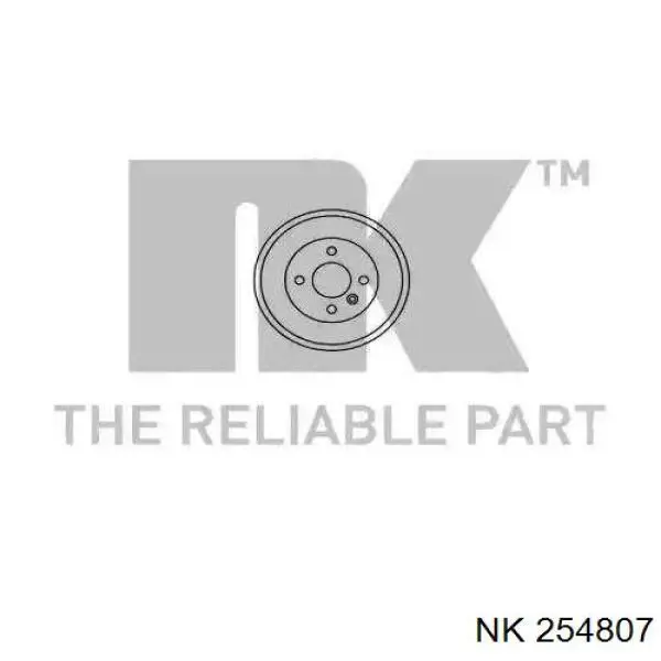 Тормозной барабан 254807 NK