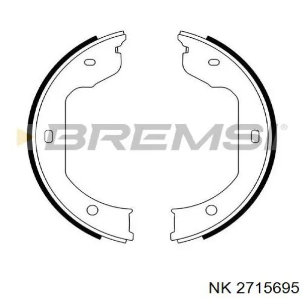 Колодки ручника 2715695 NK