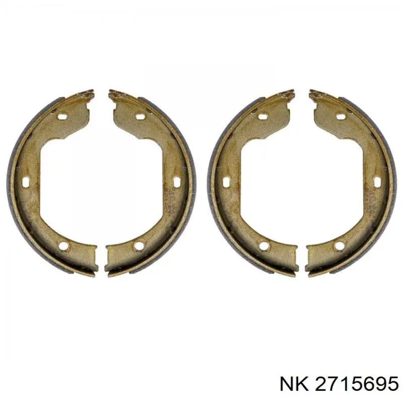Колодки стояночного тормоза NK 2715695