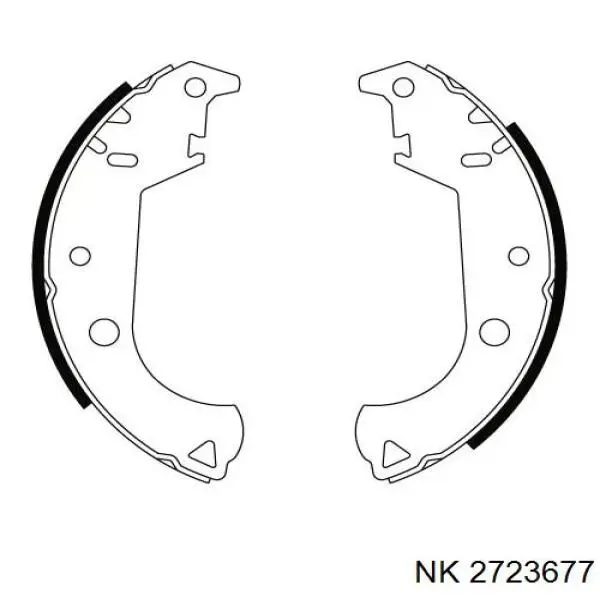 Тормоза рабочие задние ножные и тормозные барабаны NK 2723677 цена, от 20.05 USD