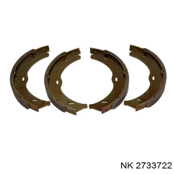 Тормозные колодки стояночного тормоза NK 2733722 цена, от 22.87 USD