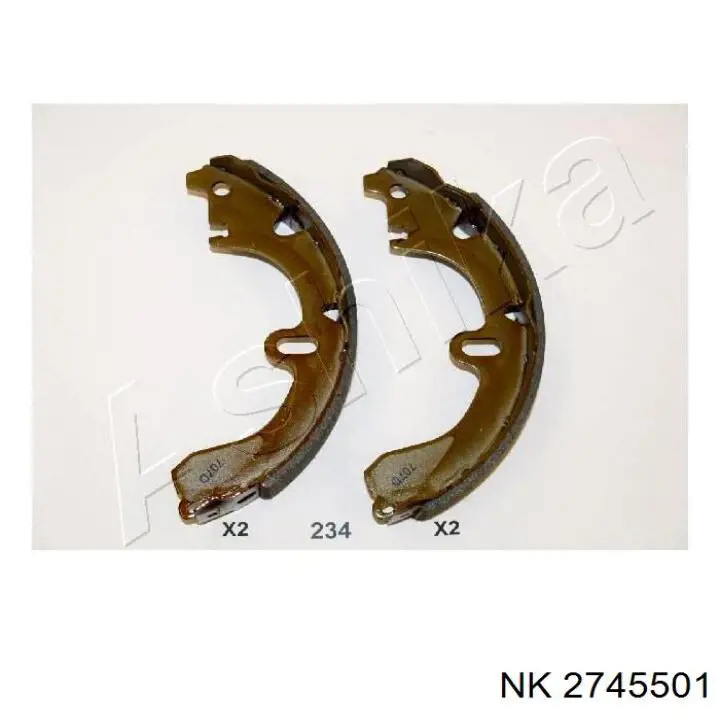Задние барабанные колодки 2745501 NK