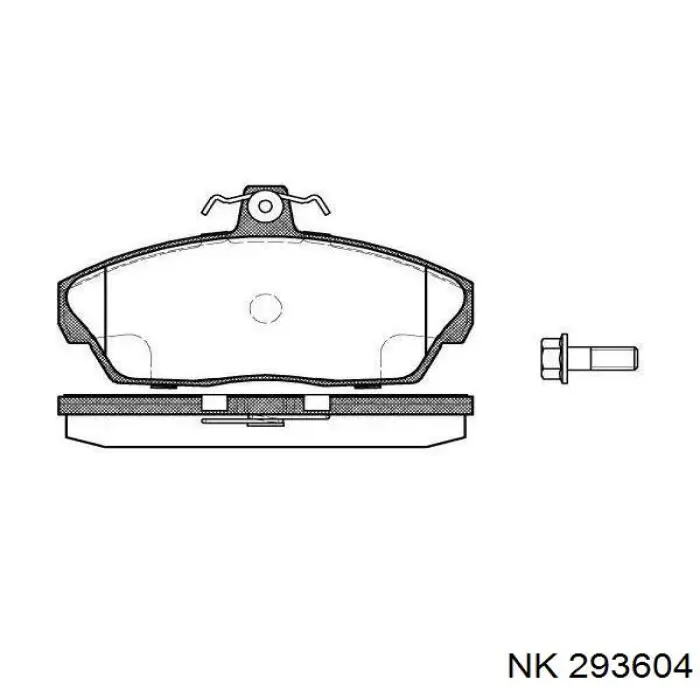 Датчик АБС передний 293604 NK