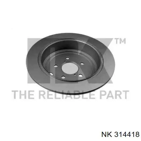 Диск гальмівний задній 314418 NK