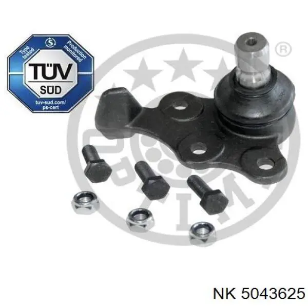 Нижняя левая шаровая опора NK 5043625 цена, от 8.81 USD