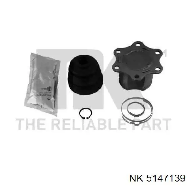 Шарнир угловых скоростей внутренний передний NK 5147139 цена, от 37.46 USD