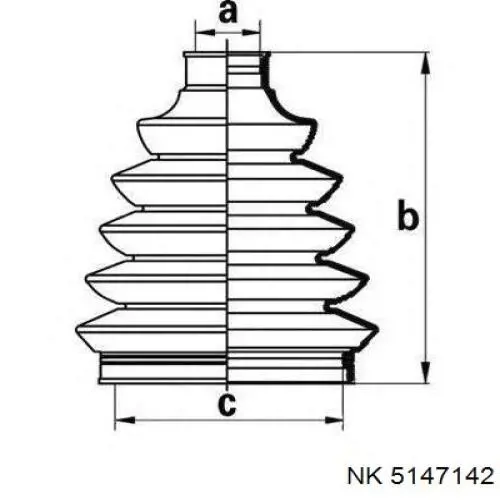 Граната колесная NK 5147142 цена, от 38.31 USD