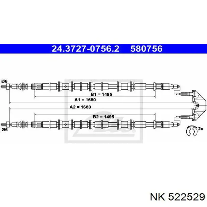 Пыльник шарнира угловых скоростей внутренний передний NK 522529 цена, от 20.21 USD