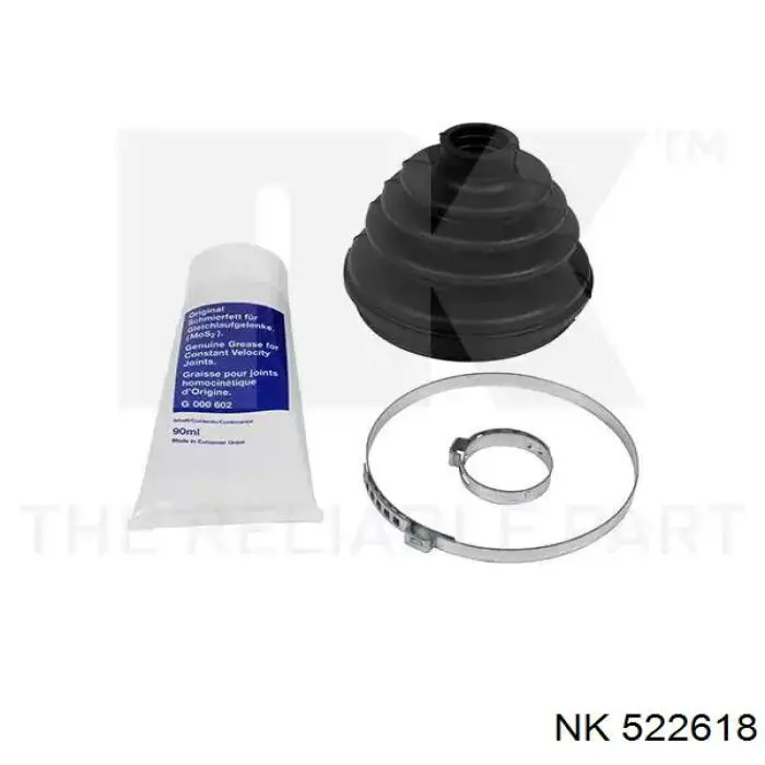 Пыльник ШРУСа передней полуоси наружный NK 522618